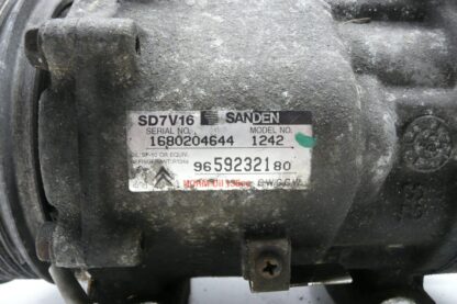 Compresor de aire acondicionado Sanden SD7V16 1242 9659232180