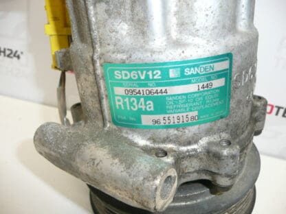 Compresor de aire acondicionado Sanden SD6V12 1449 9655191580
