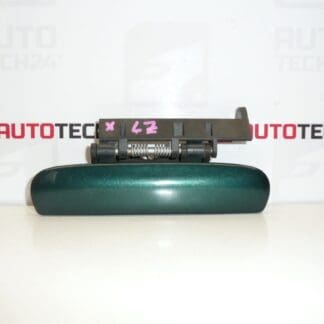 Manija puerta trasera izquierda Citroën Xsara verde metalizado 9101N4