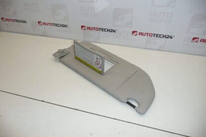Visera parasol Citroën Peugeot derecha 8163KE 8143LP