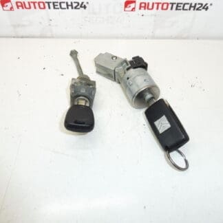 Conjunto de cerraduras y 2 llaves Citroën Peugeot 4162kf 4162kc