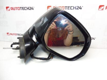 Espejo Retrovisor Derecho Cromado Citroën C3 Picasso 1609347580 - Imagen 2