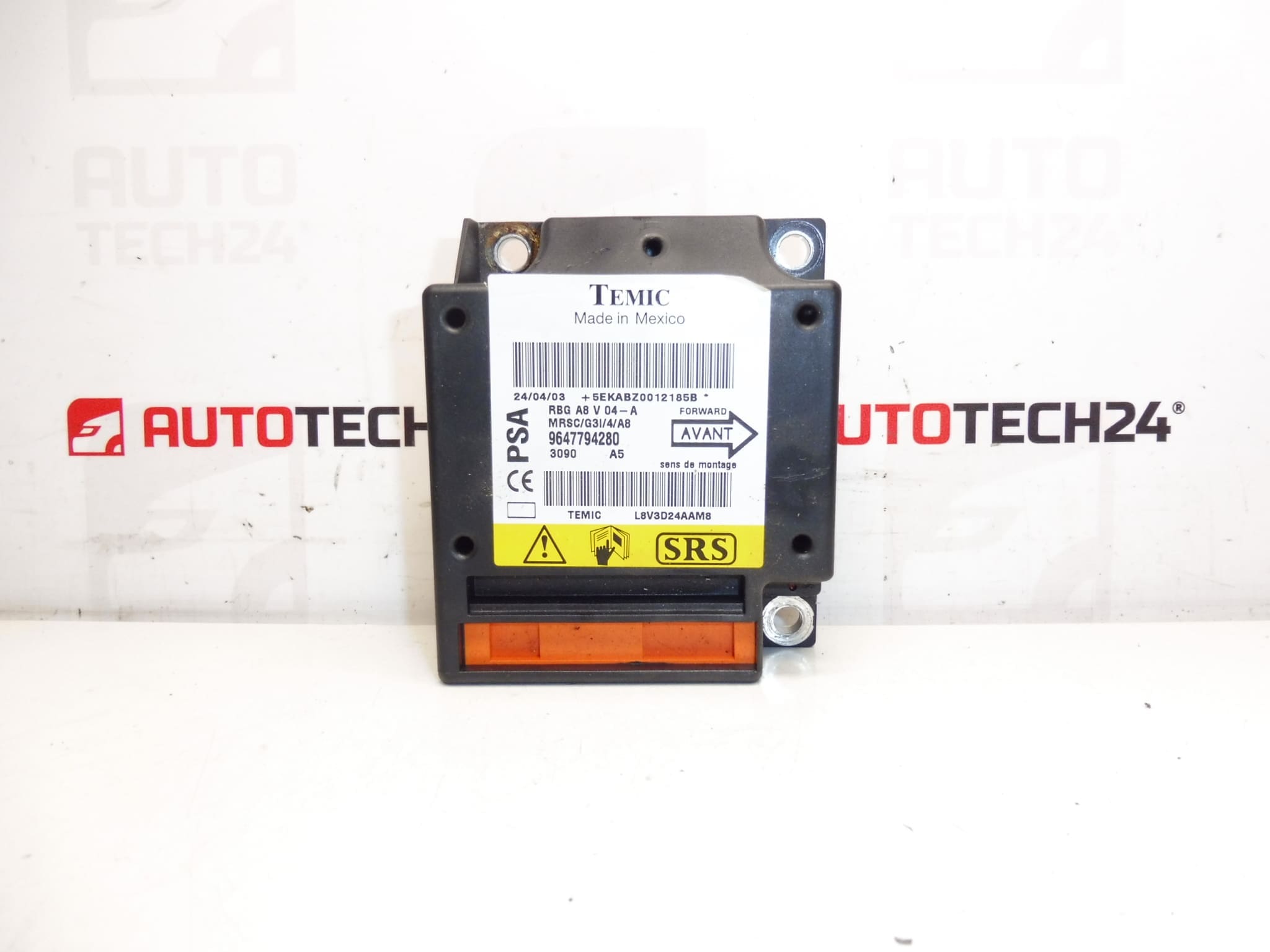 Citroën C2 C3 Unidad Airbag 9647794280 654581