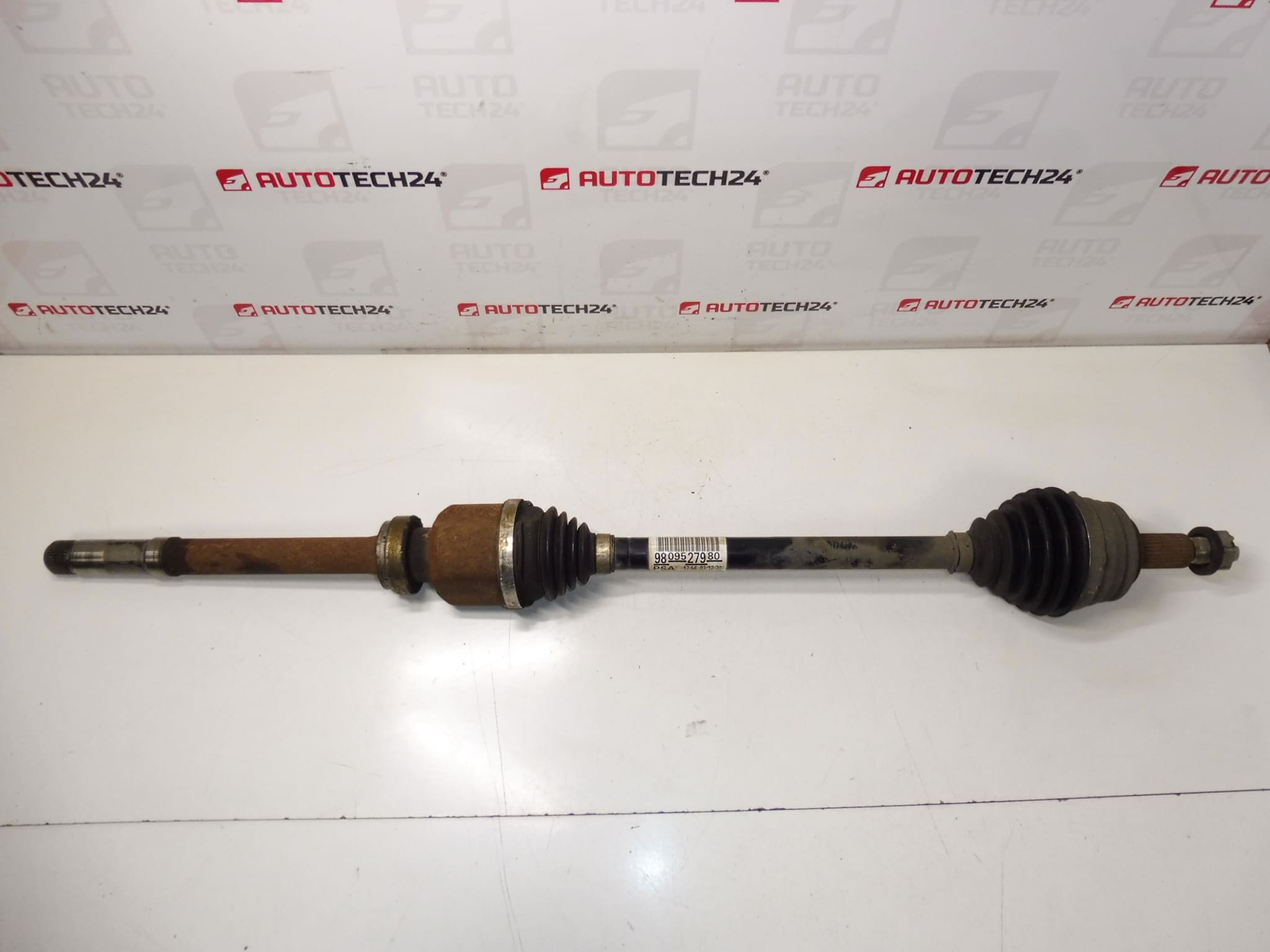 Semieje derecho Citroën Peugeot 9809527980 9815636080 1667425780 - Imagen 2
